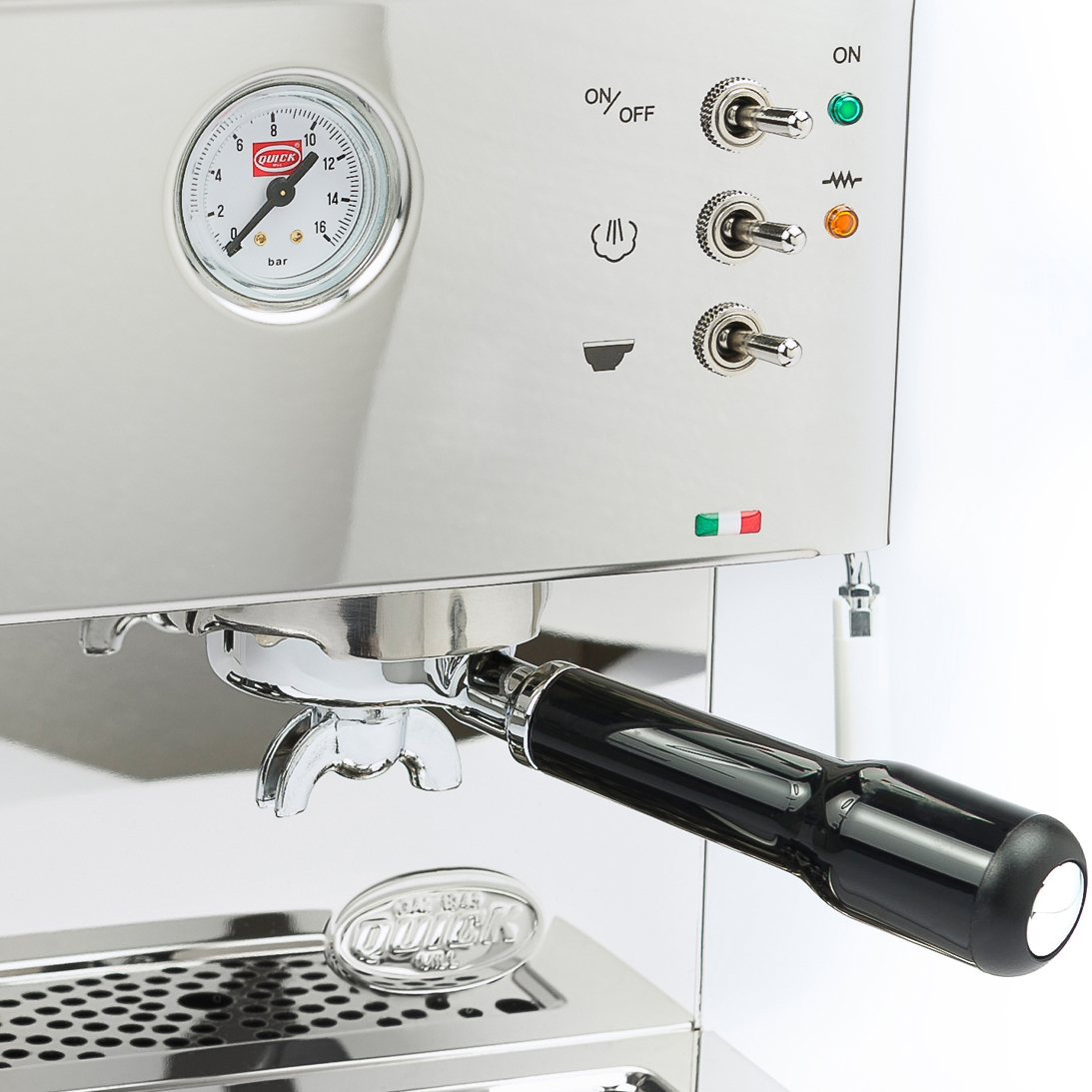 Quick Mill 3035 met geïntegreerde koffiemolen Quick Mill